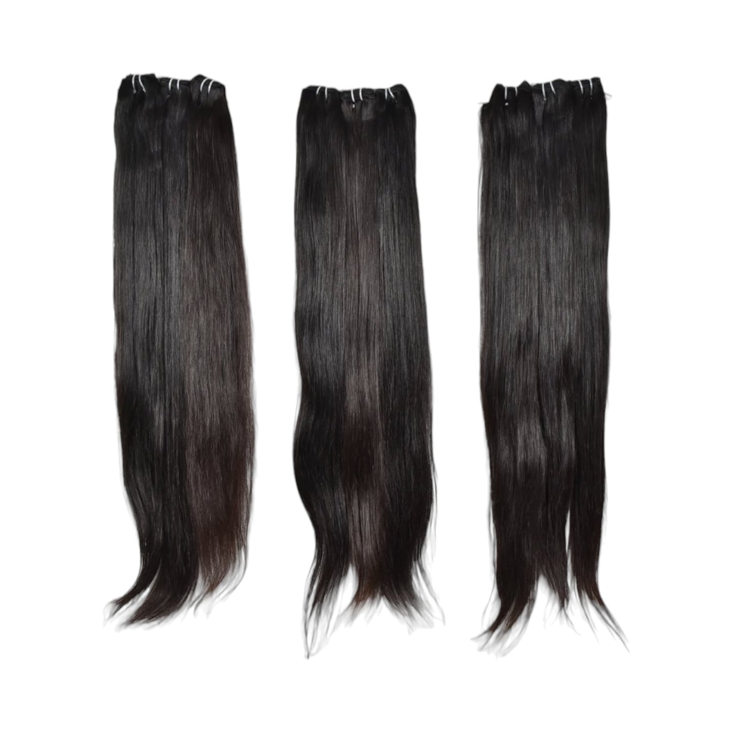 Straight Hair / 100% Raw Unprocessed Natural Indian Human Hair