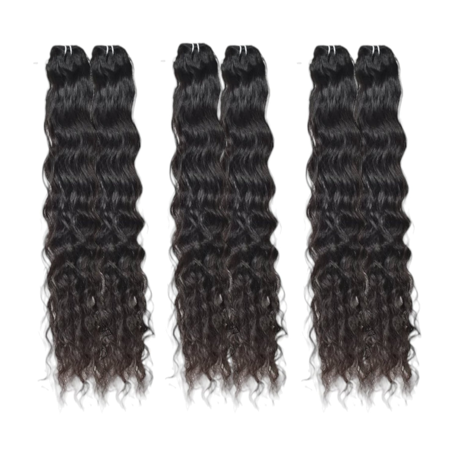 Wavy Hair / 100% Raw Unprocessed Natural Indian Human Hair
